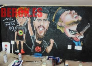 Graffiti banda callejeros argentina viejas locas la renga rock argentino
